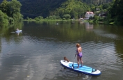 paddleboarding plzen